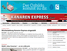 Tablet Screenshot of kanarenexpress.com